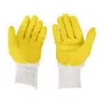 Set 12 buc, manusi progrip galben / ZLN 1410_1 - imagine 2