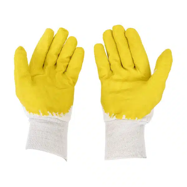 Set 12 buc, manusi progrip galben / ZLN 1410_1 - imagine 2
