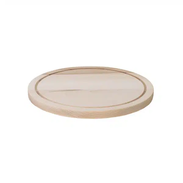 Tocator rotund din lemn de fag, grosime 2cm / 1082 - imagine 3