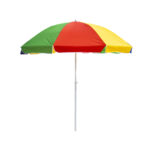 Umbrela protectie soare multicolora diametru 240cm si inaltime 220cm multicolora, stalp 33mm / CC9845