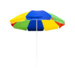 Umbrela protectie soare multicolora diametru 200cm si inaltime 200cm multicolora, stalp 33mm / CC9846 - imagine 4