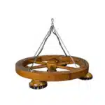 Lustra din lemn cu castron, diametru 49cm / EXT 10154 - imagine 2
