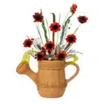 Aranjament, stropitoare mare din ceramica cu flori / EXT 10162