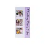 Rama foto, in forma de cub, magnetic rotativ cu 6 poze, rosu / CD3521_ROSU - imagine 4