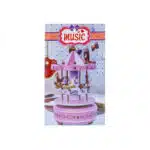 Carusel muzical, rosu, rotativ, 10 x18 cm / CD928_3 - imagine 3