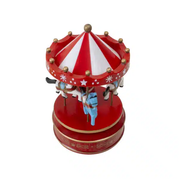 Carusel muzical, rosu, rotativ, 10 x18 cm / CD928_3 - imagine 4