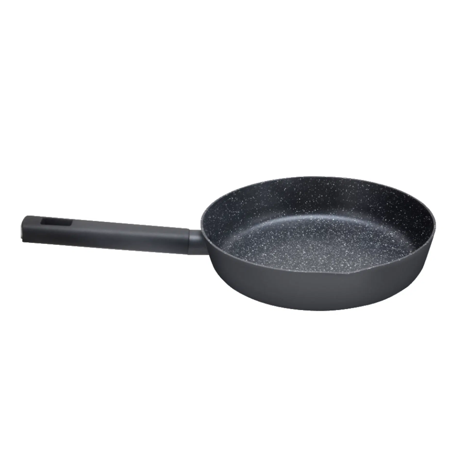 ZLN 0928_1 Tigaie cu invelis din marmura ecologica, diametru 22cm, capacitate 2 L / ZLN 0911 - imagine 1
