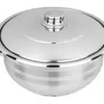 Oala inox cu capac, diametru 22 cm, capacitate 4 L, COCINERA / ZLN 7246
