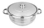 Oala inox cu capac, diametru 22 cm, capacitate 4 L, COCINERA / ZLN 7246