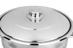 Oala inox cu capac, diametru 22 cm, capacitate 4 L, COCINERA / ZLN 7246 - imagine 2