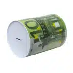Pusculita metalica cu bancnota de 100 euro, 22x15cm / CD2568-2 - imagine 2