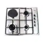 Pachet cuptor incorporabil (0065), 56 x 60 x 56 cm, electric, inox, plita incorporabila (1918), 60x50x6 cm, gaz butelie sau gaz natural (duze de schimb incluse), hota 1 motor, putere 140W (1895), 60X50 cm / SET 30092 - imagine 6