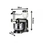 Mixer, blender si masina de tocat, 6+1 nivele de control al vitezei, putere 1400W / ZLN 1772 - imagine 2