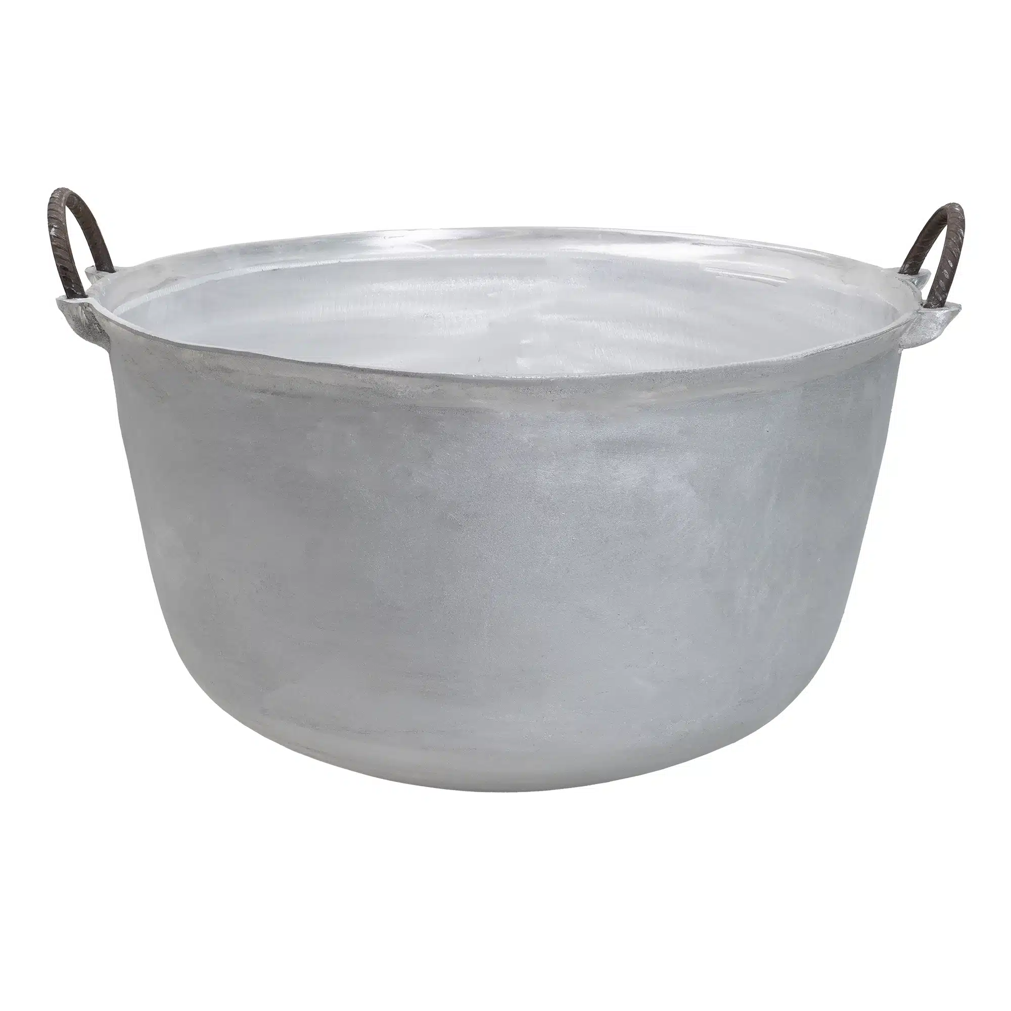 EXT 8033_1_1 Ceaun tuci aluminiu alimentar, capacitate 50L, fund rotund cu manere / EXT 8033_1 - imagine 1