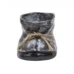 Decoratiune pentru gradina, din ceramica, bocanc mic cu suport pentru flori, inaltime 15cm, lungime 22cm / EXT 10205 - imagine 2