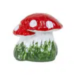 Ciuperca decorativa pentru gradina, din ceramica, mare plus 2 pui, inaltime 21cm, latime 24cm / EXT 10208 - imagine 2