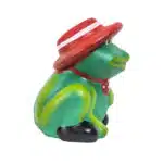 Decoratiune pentru gradina, din ceramica, model broasca mare, inaltime 26cm, lungime 20cm / EXT 10213 - imagine 2