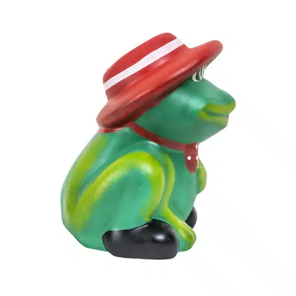 Decoratiune pentru gradina, din ceramica, model broasca mare, inaltime 26cm, lungime 20cm / EXT 10213 - imagine 2
