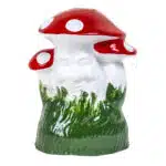 Ciuperca decorativa pentru gradina, din ceramica, inaltime 27cm, latime 21cm / EXT 10221