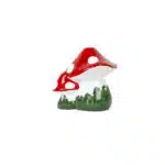 Pachet decor pentru gradina din ceramica, pitic, ciuperca,buburuza, arici si broasca mare / EXT 10242 - imagine 2