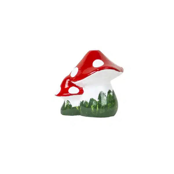 Pachet decor pentru gradina din ceramica, pitic, ciuperca,buburuza, arici si broasca mare / EXT 10242 - imagine 2