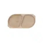 Platou din lemn de fag cu 2 compartimente, 44x23x2.5cm / EXT 6175 - imagine 3