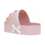 Cutie pentru flori, din carton, tip Landou, roz / CD744_roz