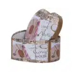 Set 3 cutii in forma de inima, cu model / CD4416_2 - imagine 2