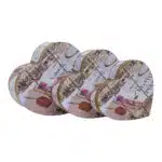 Set 3 cutii in forma de inima, cu model / CD4416_2