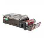 Pachet aragaz camping cu arzator mare, 2.2Kw, cu gril si tava + 3 butelii 410ml / ZTS 5615_1 - imagine 5