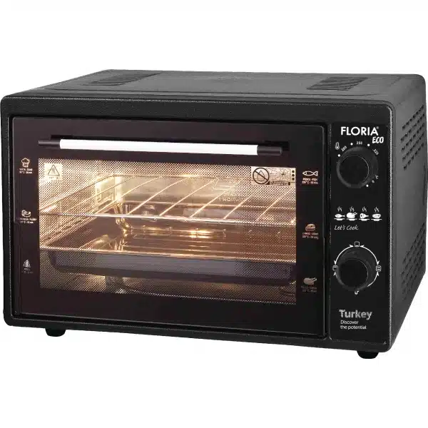 ZLN 2898_1 Cuptor electric, capacitate 40 litri, putere 1500W, gratar, tava inclusa, culoare negru / ZLN 2898_N - imagine 1