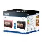 Cuptor electric, capacitate 40 litri, putere 1500W, gratar, tava inclusa, culoare negru / ZLN 2898_N - imagine 2