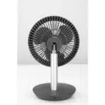 Ventilator portabil reincarcabil, gri incarcare USB, putere 5W, diametru 18 cm, 4 viteze reglabil pe vertical / ZLN 4000 - imagine 4