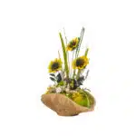 Aranjament, cosulet din ceramica cu flori / EXT 10164_1 - imagine 2