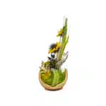 Aranjament, cosulet din ceramica cu flori / EXT 10164_1 - imagine 3