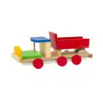 Camion, basculanta din lemn 30x10x13cm / EXT 10767