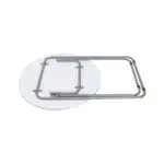 Masa plianta rotunda cu blat mdf, dimensiuni 60x65cm, alb (ZLN 6968) plus 2 x scaun bucatarie pliant (DSY 1115) / ZLN 6968_2S - imagine 7