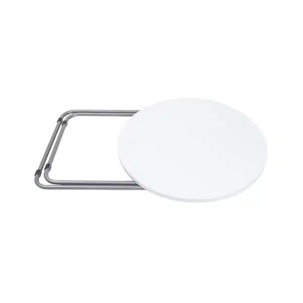 Masa plianta rotunda cu blat mdf, dimensiuni 60x65cm, alb (ZLN 6968) plus 2 x scaun bucatarie pliant (DSY 1115) / ZLN 6968_2S - imagine 8