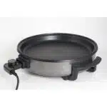 Tigaie electrica rotunda, pizza, grill, diametru 38 cm, putere 1500 W, capac sticla / ZLN 7870 - imagine 2