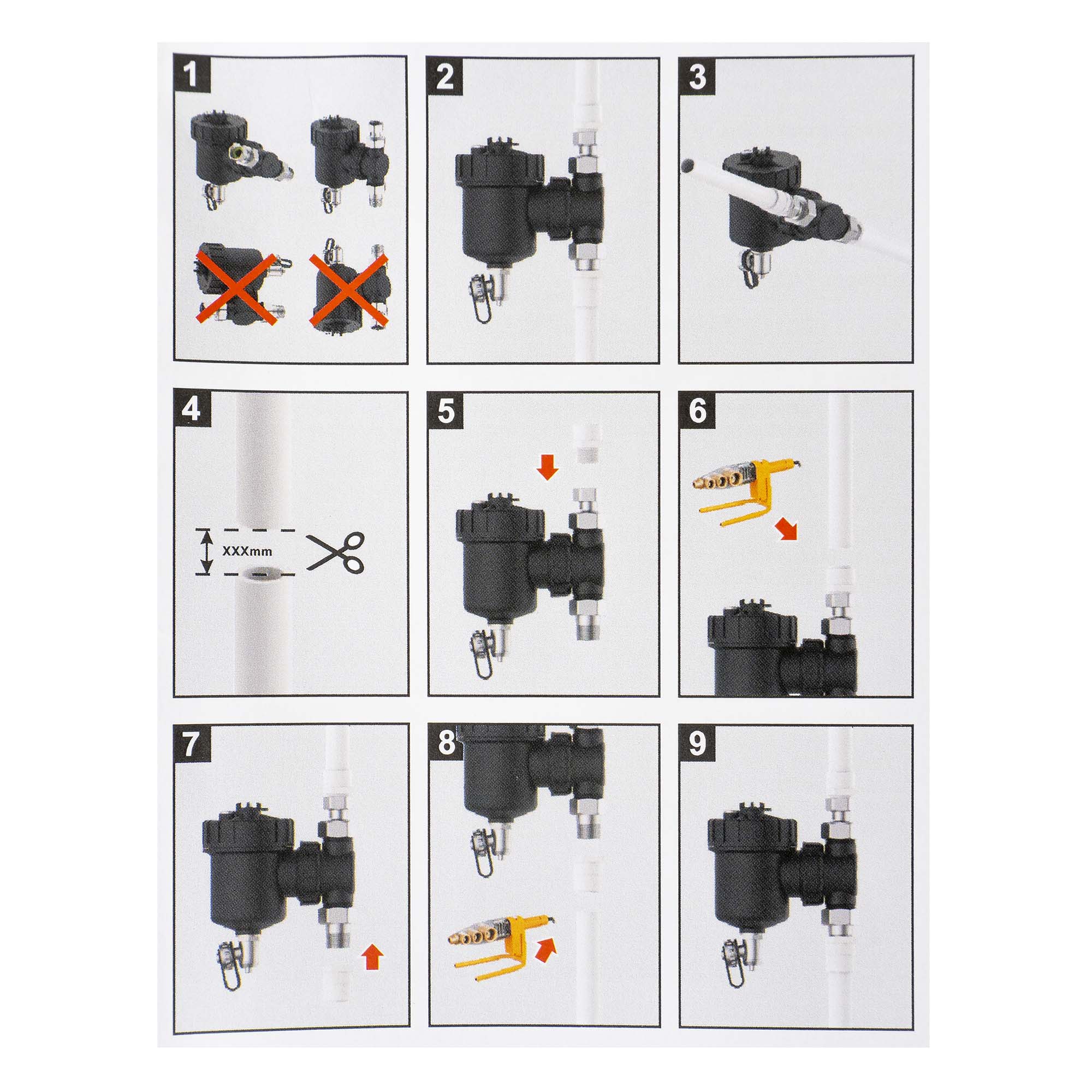 EXT 10751_4 Filtru anti-magnetita, 1 miez magnetic, 11000 Gauss / EXT 10751 - imagine 4