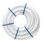 Tub flexibil, copex, din PVC cu fir de tragere, diametru 32mm, lungime 50m, alb / EXT 10809 - imagine 3