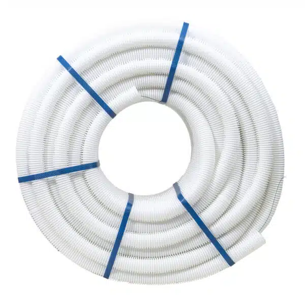 Tub flexibil, copex, din PVC cu fir de tragere, diametru 32mm, lungime 50m, alb / EXT 10809 - imagine 3
