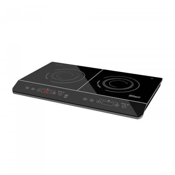 Plita cu inductie, Zilan, doua ochiuri putere 3500W, geam din