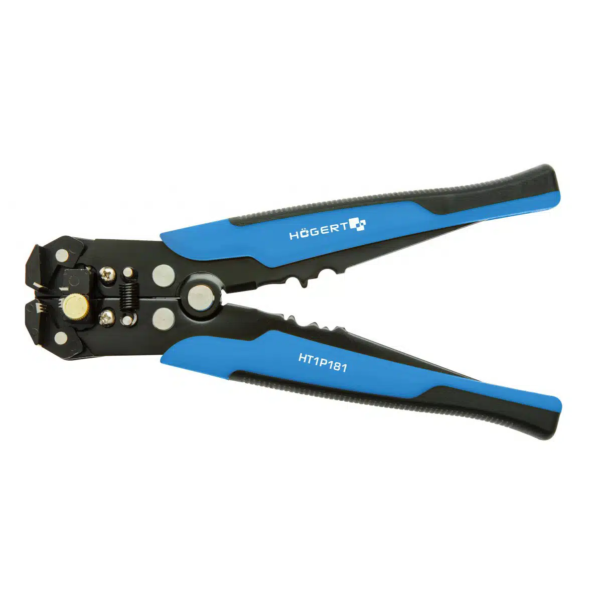HT1P181_1 Cleste dezizolator automat, 0.2-6.0mm², lungime 205mm HOGERT / HT1P181 - imagine 1