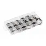 Set 225 bucati inele elastice, interioare si exterioare, HOGERT / HT8G503