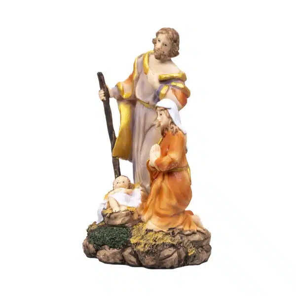 Statueta decorativa din rasina cu Famila Sfanta, inaltime 24cm / ZTS 8047 - imagine 3
