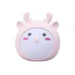 Lampa de veghe pentru copii, 3 tipuri de lumina, putere 4.2W, touch, USB, model ren roz / ZTS 8238