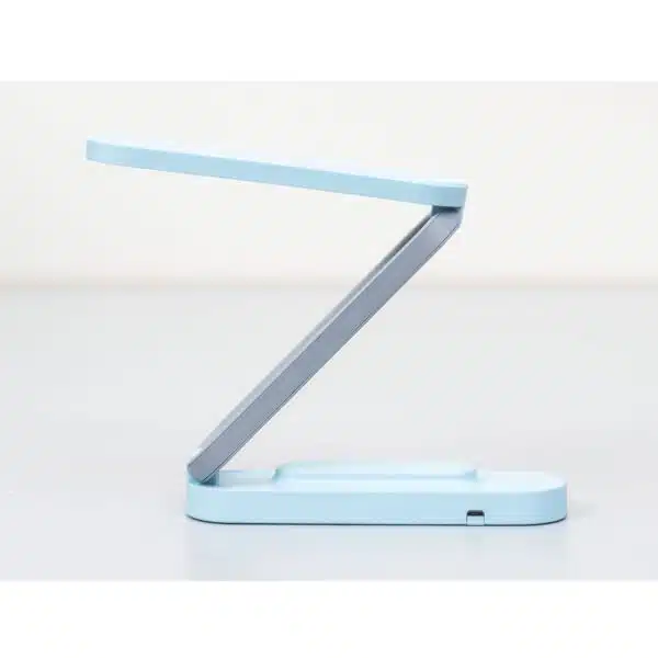 Lampa pentru birou, pliabila si portabila, 3 tipuri de lumina, putere 3W, touch, USB, bleu / ZTS 8245 - imagine 3