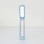 Lampa pentru birou, pliabila si portabila, 3 tipuri de lumina, putere 3W, touch, USB, bleu / ZTS 8245 - imagine 5