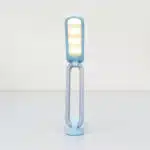 Lampa pentru birou, pliabila si portabila, 3 tipuri de lumina, putere 3W, touch, USB, bleu / ZTS 8245 - imagine 6